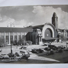 Kortti Alkup.Mallikappale Helsinki Rautatieasema Auto 1950-l - pikkukuva 1