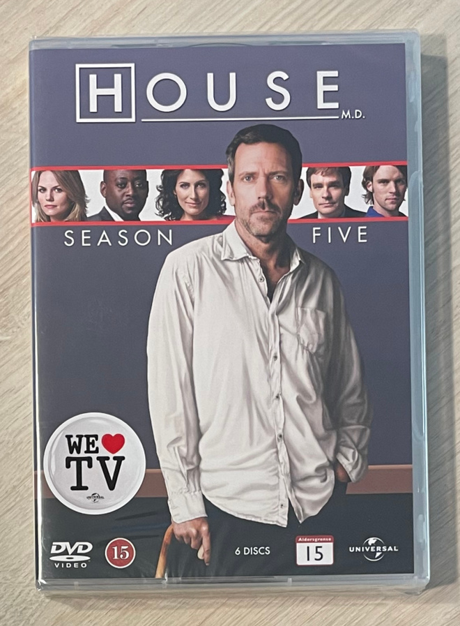 House: Kausi 5 (6DVD) Hugh Laurie (UUSI)