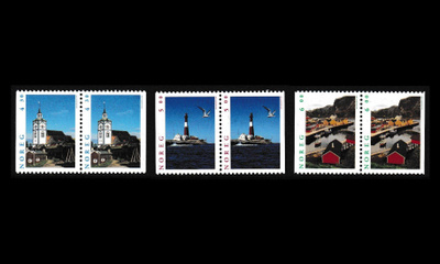 Norja 1246-8p ** Turistimerkkejä vihkoparit (1997)