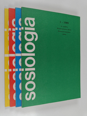 Sosiologia vuosikerta 1989 1-4