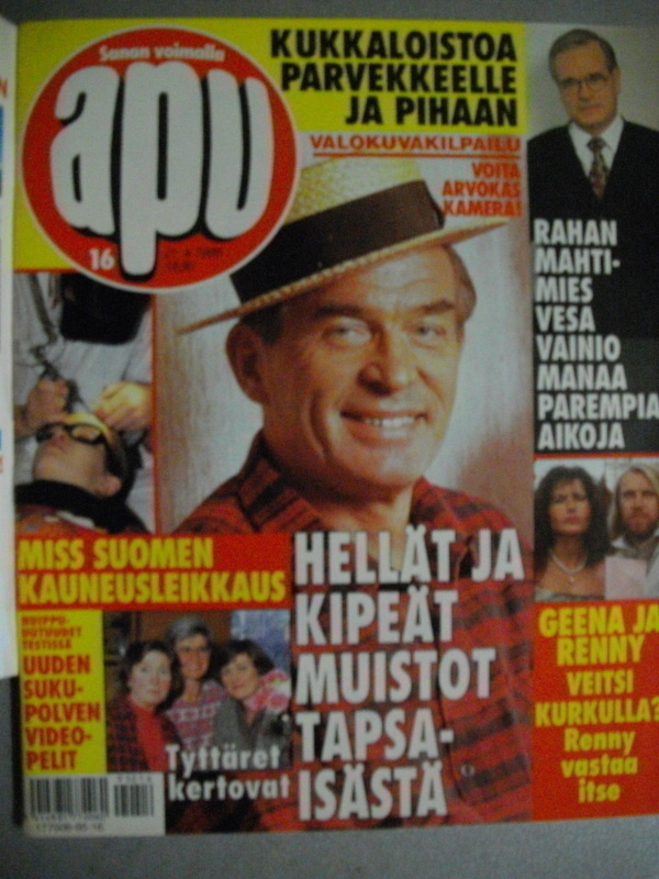 Apu lehti Nro 16/1995 (15.3)