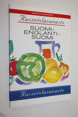 Marco Manner : Ravintolasanasto suomi-englanti-suomi