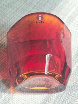 Iittala tris tuikku punakeltainen punainen