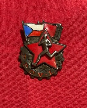 TŠEKOSLOVAKIA 1950-luvun palkintomerkki.