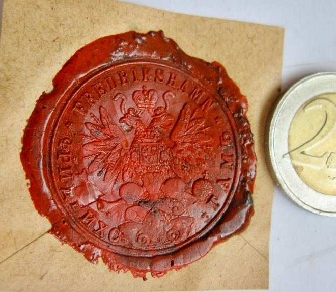 VANHA Vahasinetti Hamina Postitoimisto 1800-l KOMEA