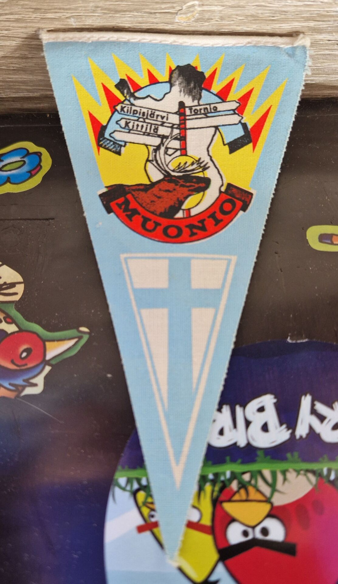 Muonio  vintage pieni matkailuviiri