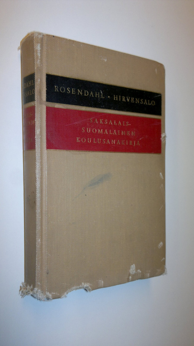 Axel Rosendahl : Deutsch-finnisches Schulwörterbuch = Sak...