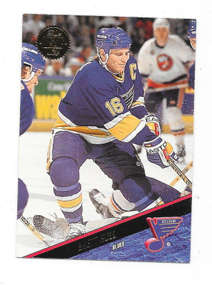 1993-94 LEAF #255 Brett Hull , St Louis Blues