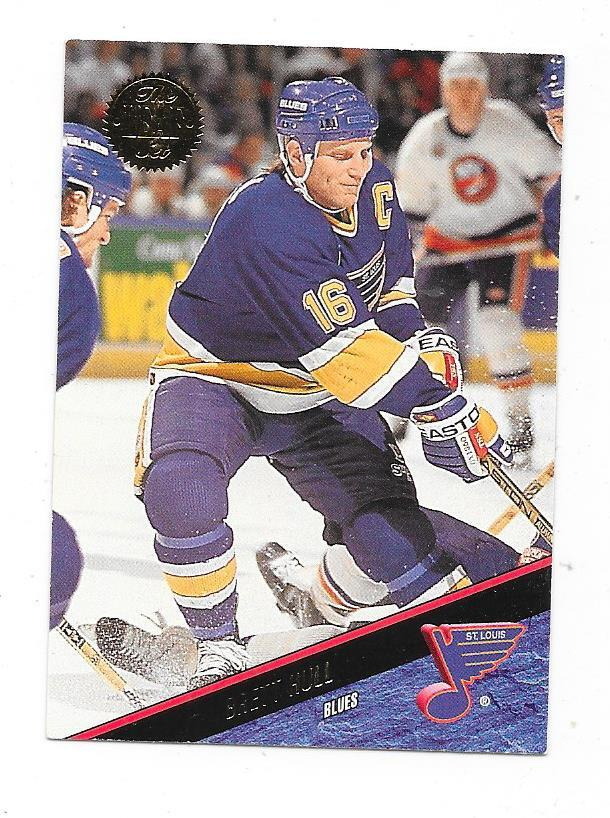 1993-94 LEAF #255 Brett Hull , St Louis Blues