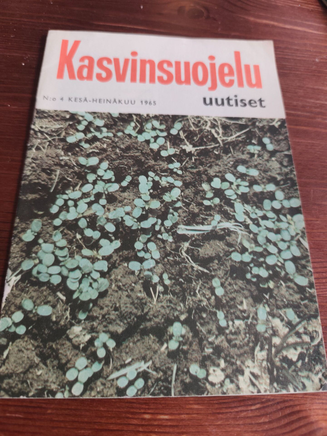 Kasvinsuojelu uutiset 1965 pienpainate