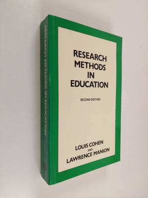 Louis Cohen : Research methods in education