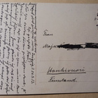 Nuori leidi taluttaa karitsaa, komea hattu p. 1913 Suomeen - pikkukuva 2