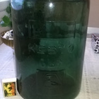 kesto 6ltr iso purkki -tummanvihreä... priimakunto. - pikkukuva 2