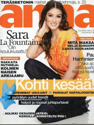 Anna n:o 20 2008 Sara La Fountain. Aulikki Oksanen. Annakka.