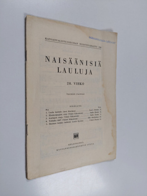 Naisäänisiä lauluja 28. vihko