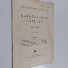 Naisäänisiä lauluja 28. vihko - pikkukuva 1