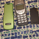 Nokia Model 3210 harmaa mutta takaosa vihreä alkuper. akku - pikkukuva 2