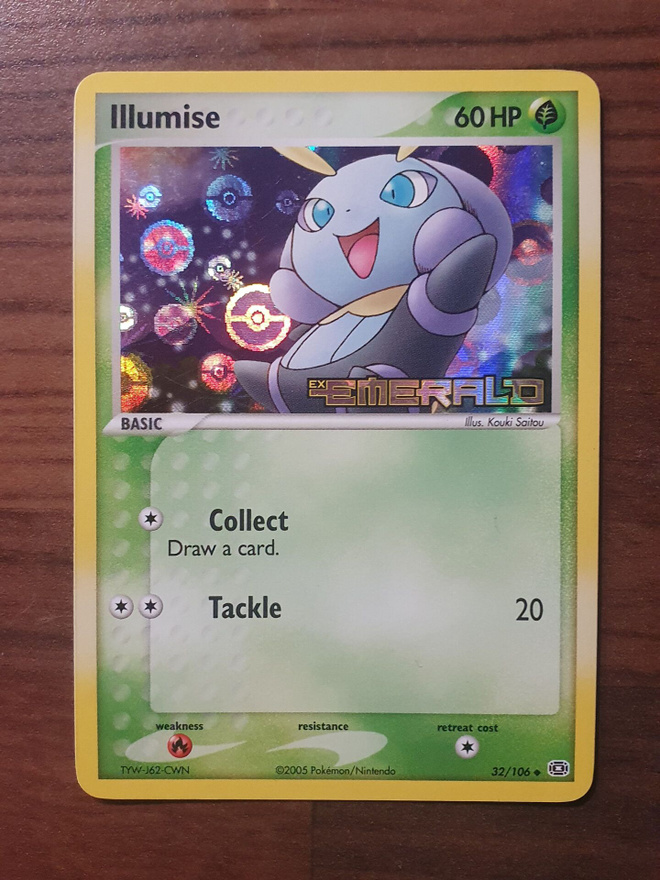 Pokemon Illumise 32/106 Holo Stamped
