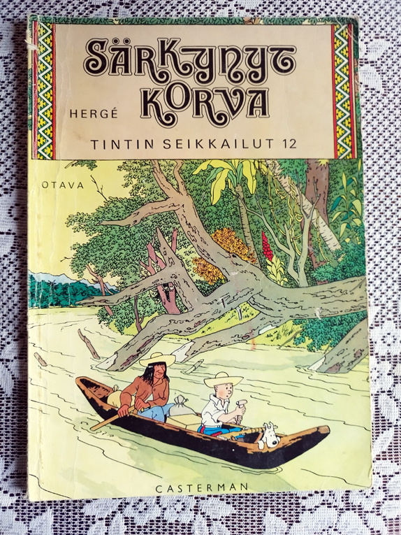 Herge: Tintin seikkailut 12 Särkynyt korva