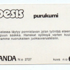 Purkkakuva Panda. Pesis n:o 62 Juostessa täytyy ponnistavan - pikkukuva 2