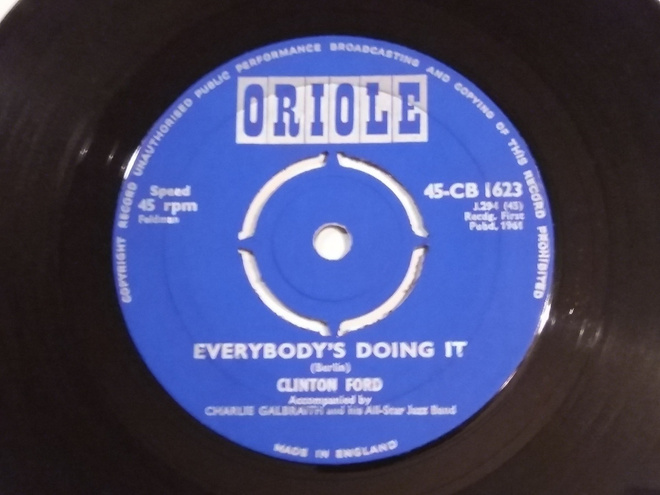 7" CLINTON FORD - Everybodys Doing It - single 1961 pop EX-