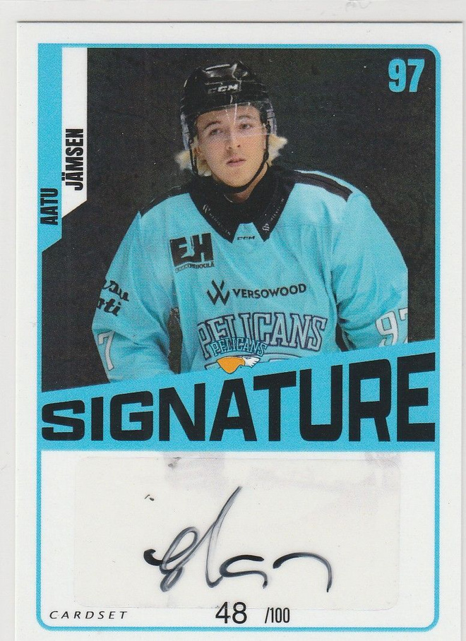 2022/23 Cardset Signature Aatu Jämsen , Pelicans