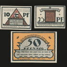 Saksa Notgeld 10, 25, 50 Pfg, Wismar 1921 - pikkukuva 2