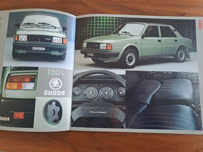 Skoda 105-136 -esite 80-luvun lopusta