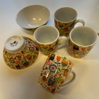 Setti MUKI x 4 + KULHO x 2 Mariehult Sweden - pikkukuva 1