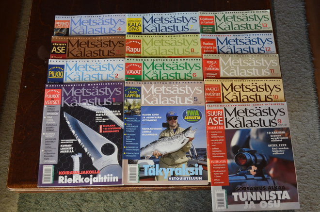 Metsästys ja Kalastus täysi vuosikerta 1999