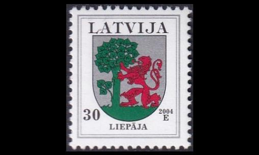Latvia 486C_II ** Käyttösarja Vaakuna 30 S -04 (1998)