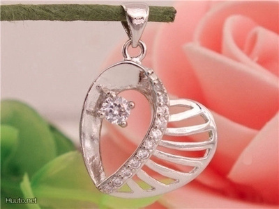 800 .. 925 sterling Hopea Crystal Kaunis .. Kaulakoru