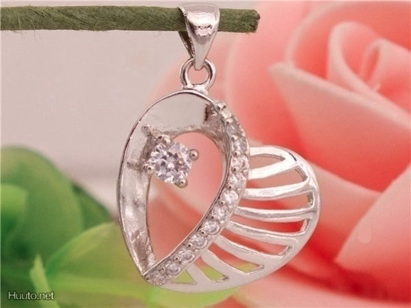 800 .. 925 sterling Hopea Crystal Kaunis .. Kaulakoru