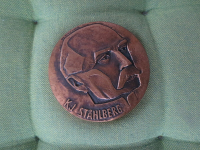 Presidentti K. J. Ståhlberg  Pronssi Mitali