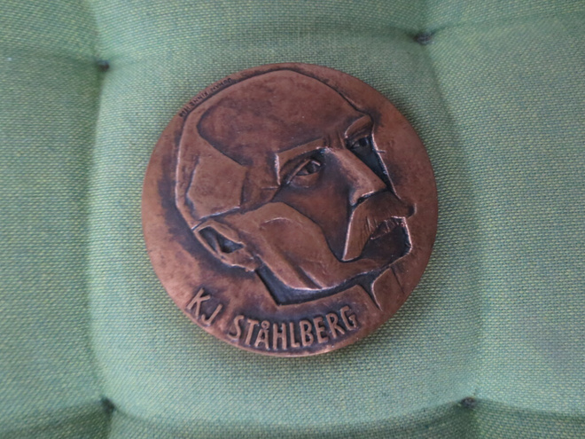 Presidentti K. J. Ståhlberg  Pronssi Mitali