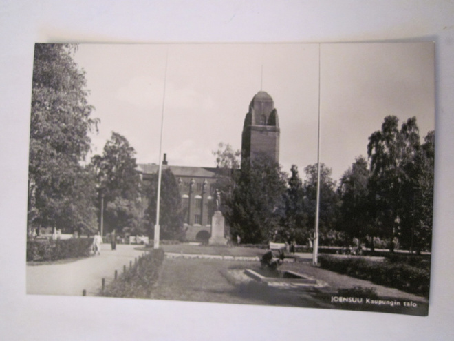 VANHA Postikortti Joensuu 1950-l Alkup.Mallikappale