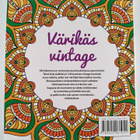 Värikäs vintage : yli 120 nostalgista väritystehtävää aik... - pikkukuva 2
