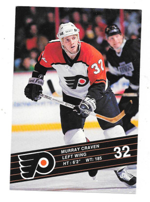 1990-91 Philadelphia Flyers TeamIssued #32 Murray Craven