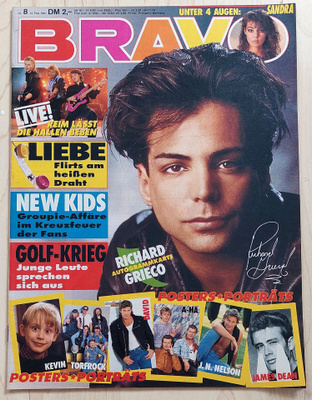Bravo 1991 Sis. Kaikki julisteet. Ei postikuluja.