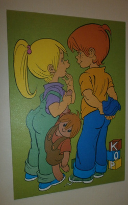 KOP, Lasten vuosi 1979 -mainoskortti, käyt.