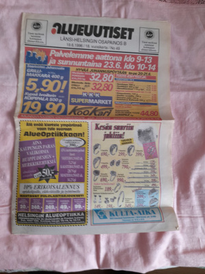 Alueuutiset lehti 19.6.1996