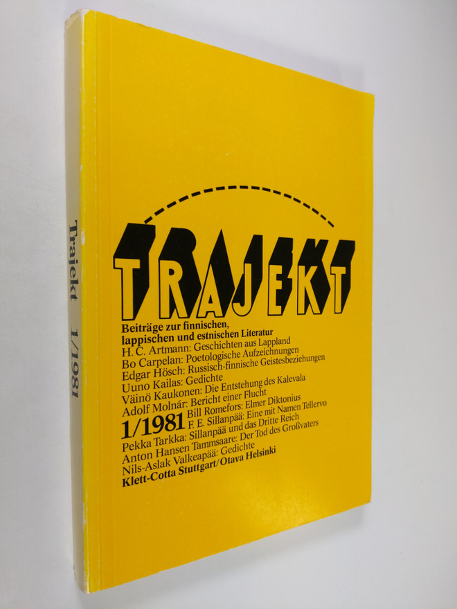 Trajekt 1/1981 : Beiträge zur finnischen, lappischen und ...