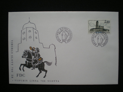 FDC Viipurin linna 700 v 6.5.1993 - LaPe 1204