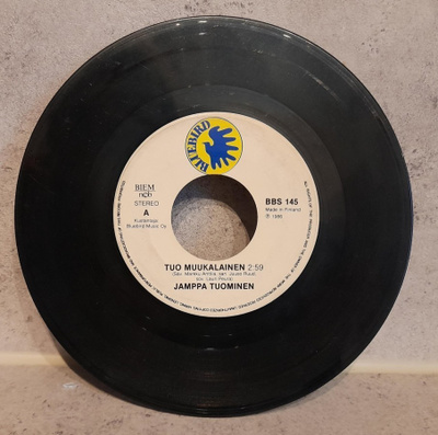 JAMPPA TUOMINEN Tuo muukalainen/Ystävälle BBS 145 1986 Suomi