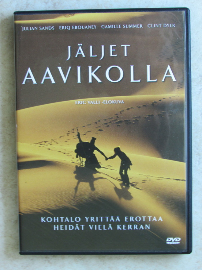 Jäljet aavikolla, DVD. Julian Sands