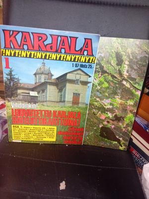 KARJALA NYT 1/87 + satelliittikartta ( SIS POSTIKULU )