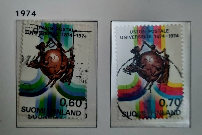 LaPe 755, 756 - UPU 100 Vuotta - o