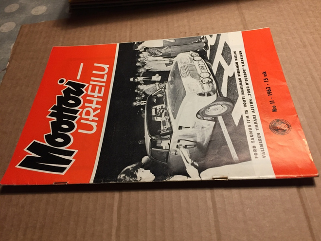 MOOTTORIURHEILU 11/1963 HYVÄ