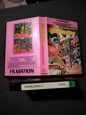 Ghostbusters-Haamujengi 3 VHS isokoppainen Filmation