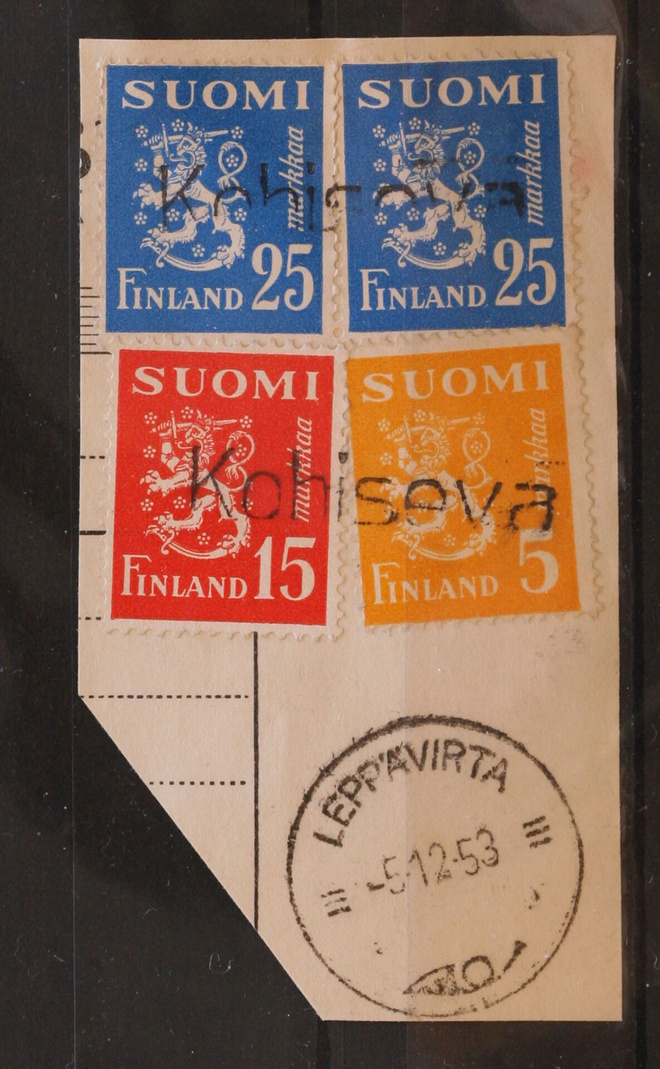 # 22835 # Pp Kohiseva + Leppävirta - M-30 leike